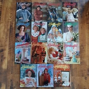 Vtg Country Handcrafts 80s/90s Magazine Full Size Patterns 1987-1993 Lot Of 15